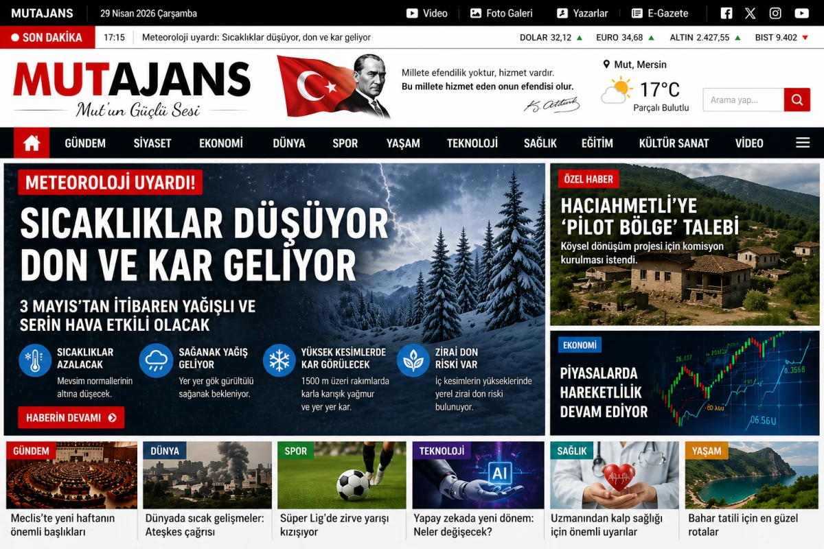 Meteoroloji uyardı: Sıcaklıklar d&uuml;ş&uuml;yor, don ve kar geliyor