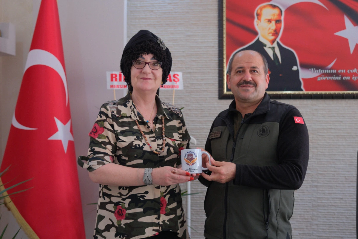 Mut Basın Mensupları Derneği&rsquo;nden Orman İşletme M&uuml;d&uuml;r&uuml; G&uuml;rb&uuml;z&rsquo;e Ziyaret