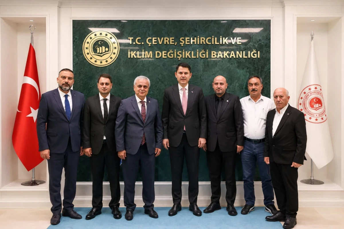 Mut Meyve ve Sebze Hali'nin tahsisi i&ccedil;in Bakan Murat Kurum'a ziyaret