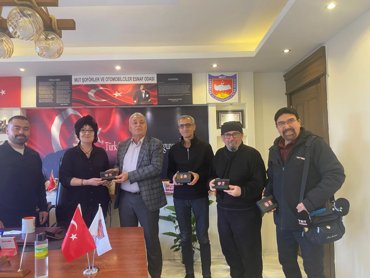 Mut Şof&ouml;rler Odasına Basın Ziyareti