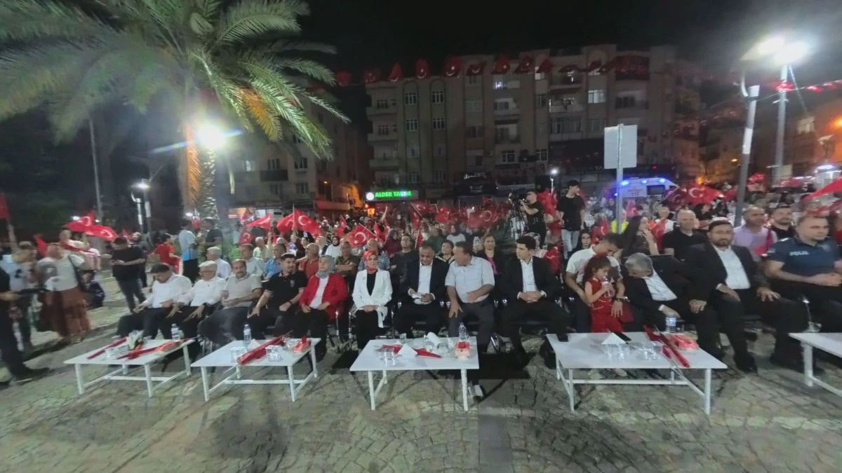 Mut&rsquo;ta 15 Temmuz Demokrasi ve Mill&icirc; Birlik G&uuml;n&uuml; programı d&uuml;zenlendi