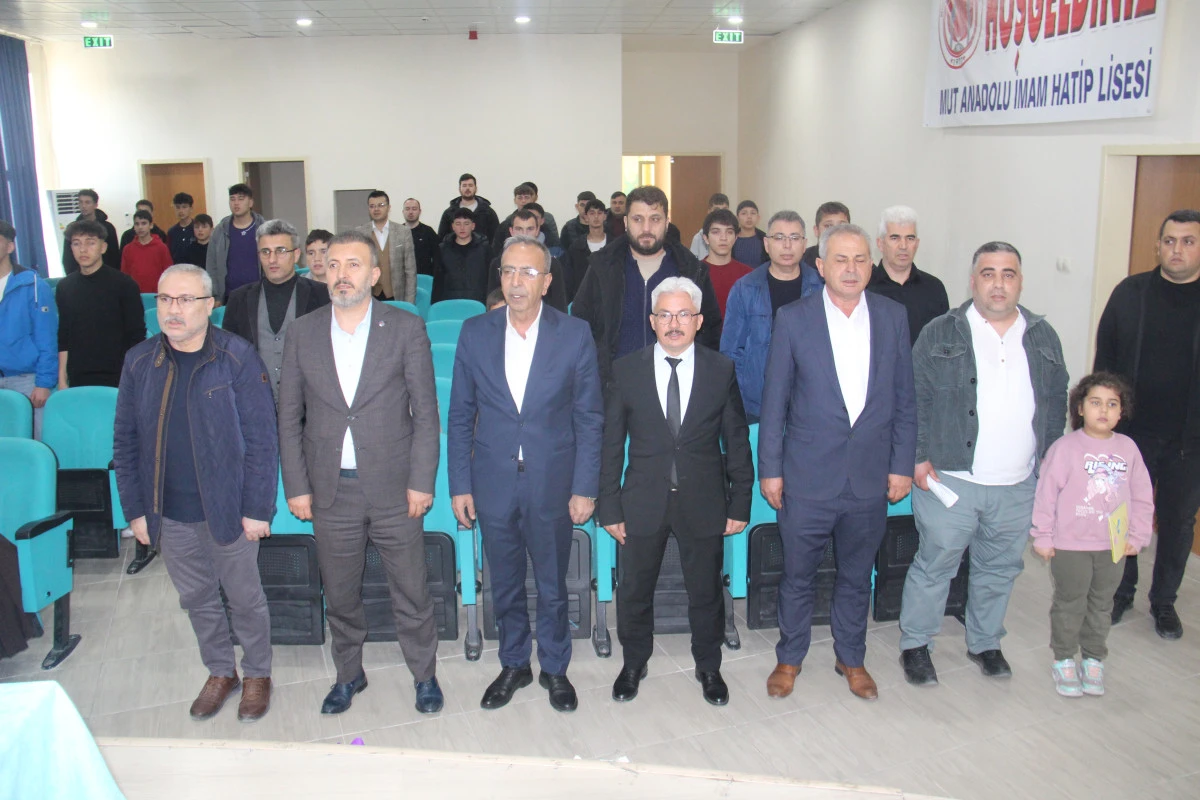 Mut&rsquo;ta &ldquo;İstiklal Ruhu ve Kud&uuml;s Şuuru&rdquo; programı d&uuml;zenlendi