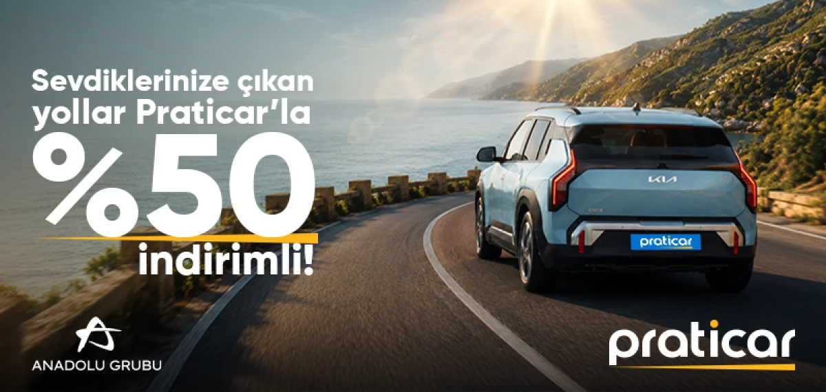 Praticar&rsquo;dan Ara&ccedil; Kiralamada Y&uuml;zde 50 İndirim Kampanyası