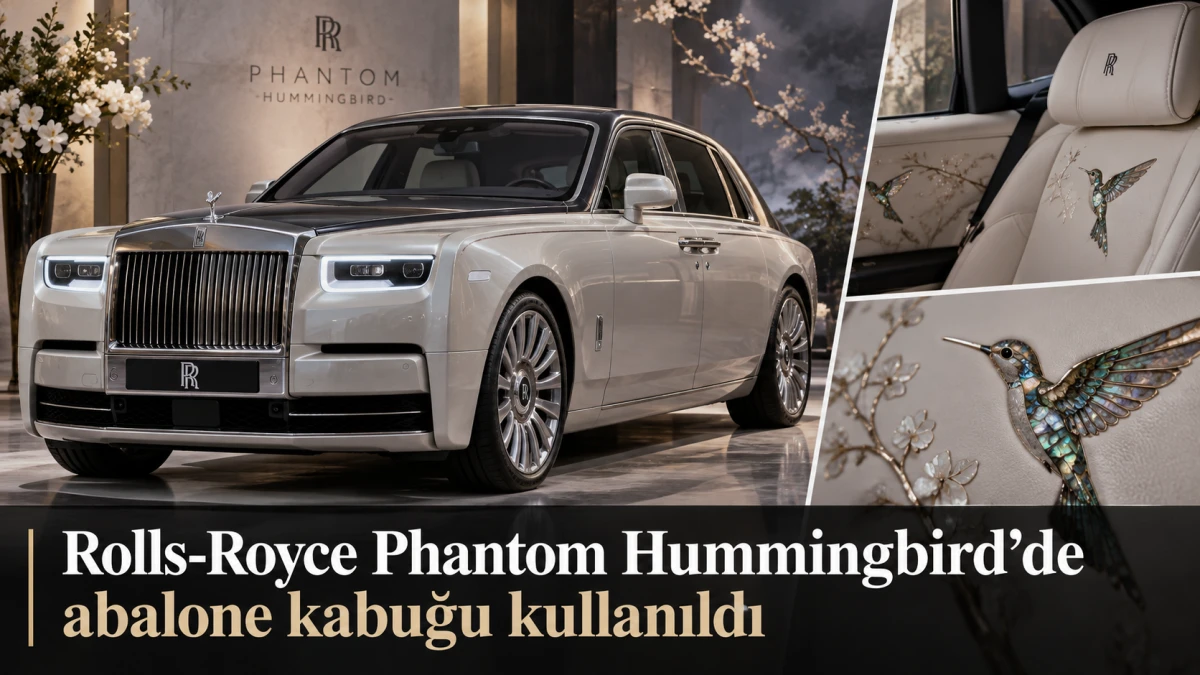 Rolls-Royce Phantom Hummingbird&rsquo;de abalone kabuğu kullanıldı