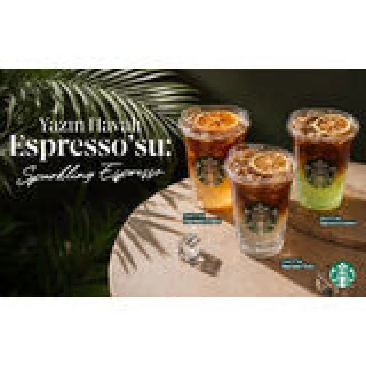 Starbucks yaz men&uuml;s&uuml;ne &uuml;&ccedil; yeni Sparkling Espresso ekledi