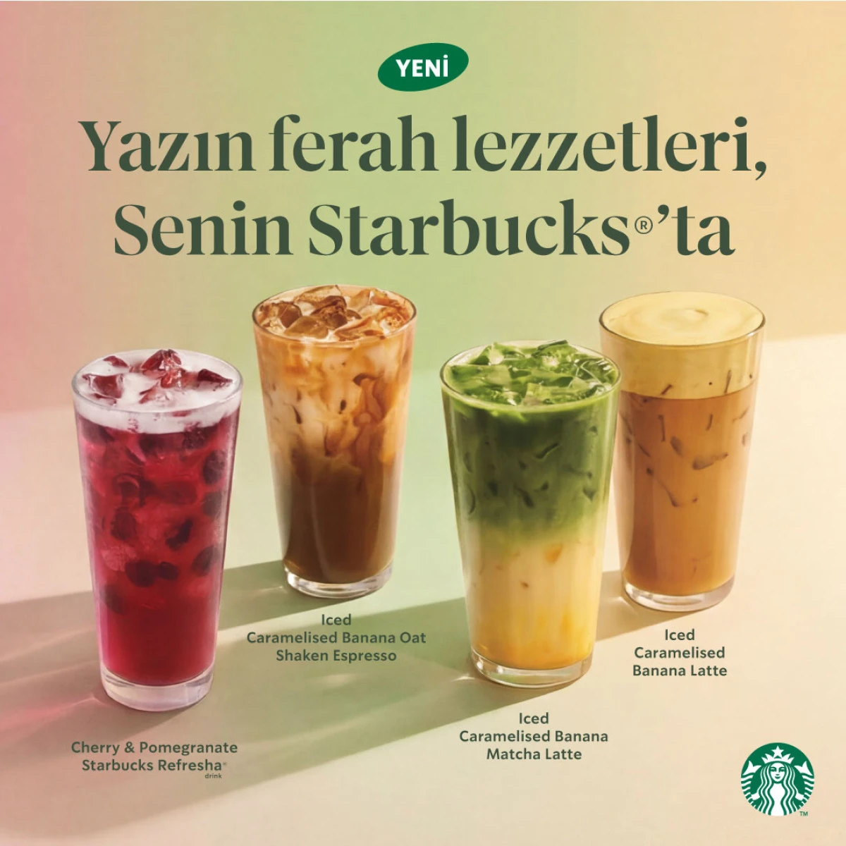 Starbucks&rsquo;tan yaza &ouml;zel ferahlatan lezzetler