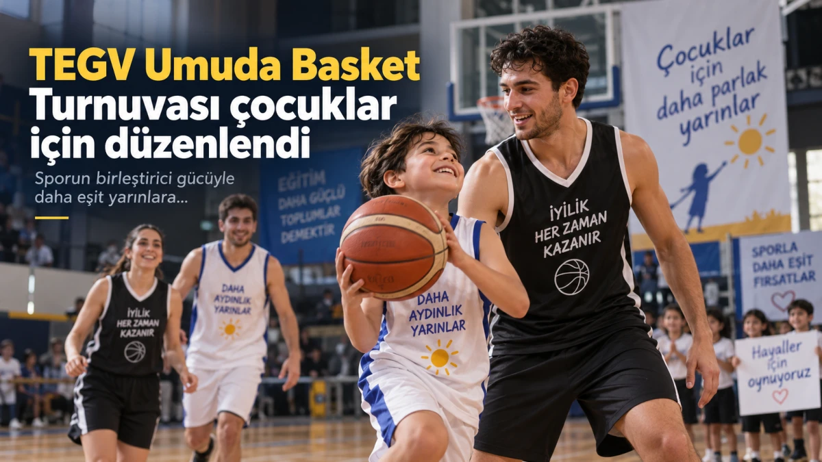 TEGV Umuda Basket Turnuvası &ccedil;ocuklar i&ccedil;in d&uuml;zenlendi