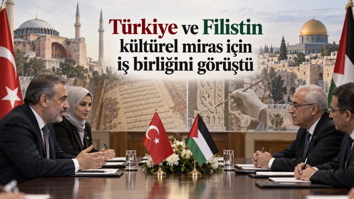T&uuml;rkiye ve Filistin k&uuml;lt&uuml;rel miras i&ccedil;in iş birliğini g&ouml;r&uuml;şt&uuml;