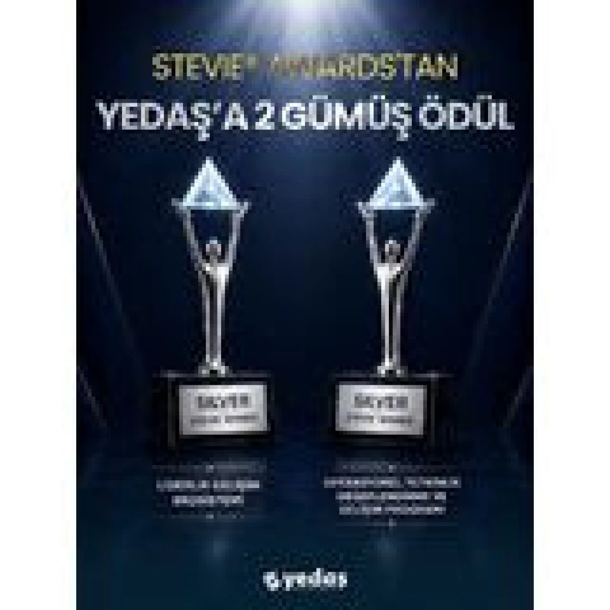 YEDAŞ&rsquo;a uluslararası yarışmadan iki g&uuml;m&uuml;ş &ouml;d&uuml;l